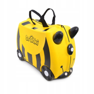 Trunki detský kufor 18 l Odtiene žltej a zlatej
